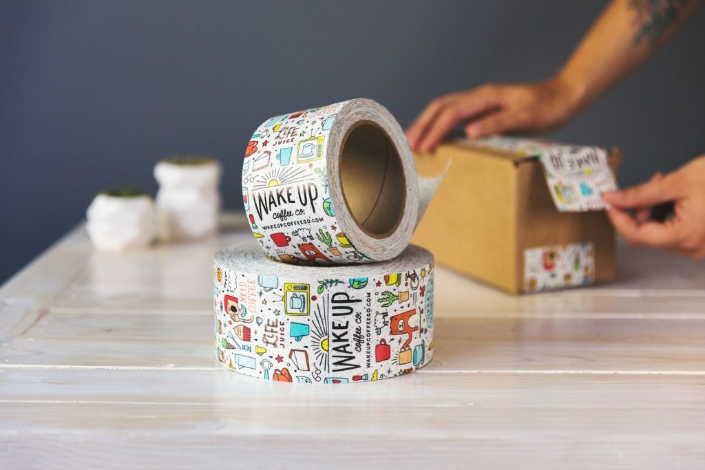 product packaging label